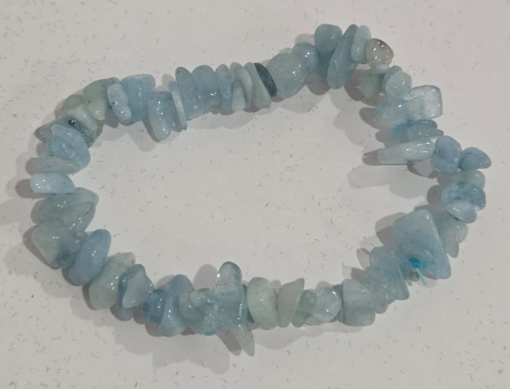 Natural Crystal Chip Bracelet