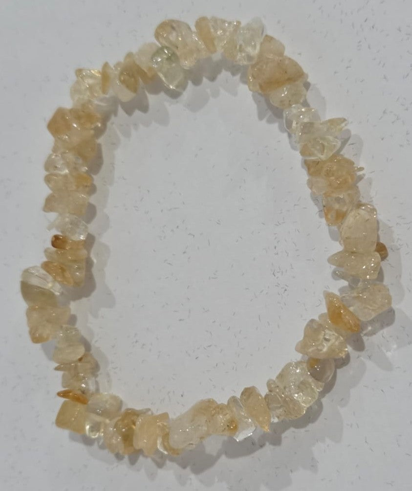 Natural Crystal Chip Bracelet
