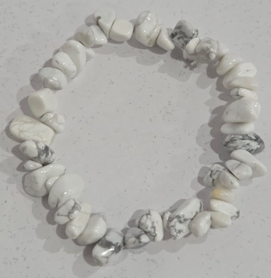 Natural Crystal Chip Bracelet