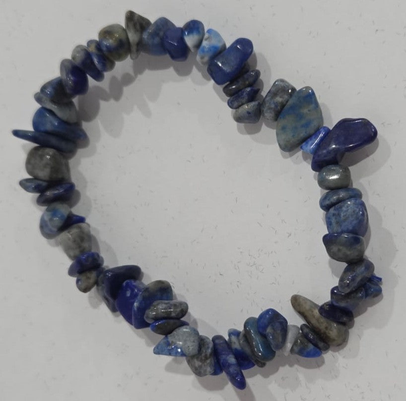 Natural Crystal Chip Bracelet