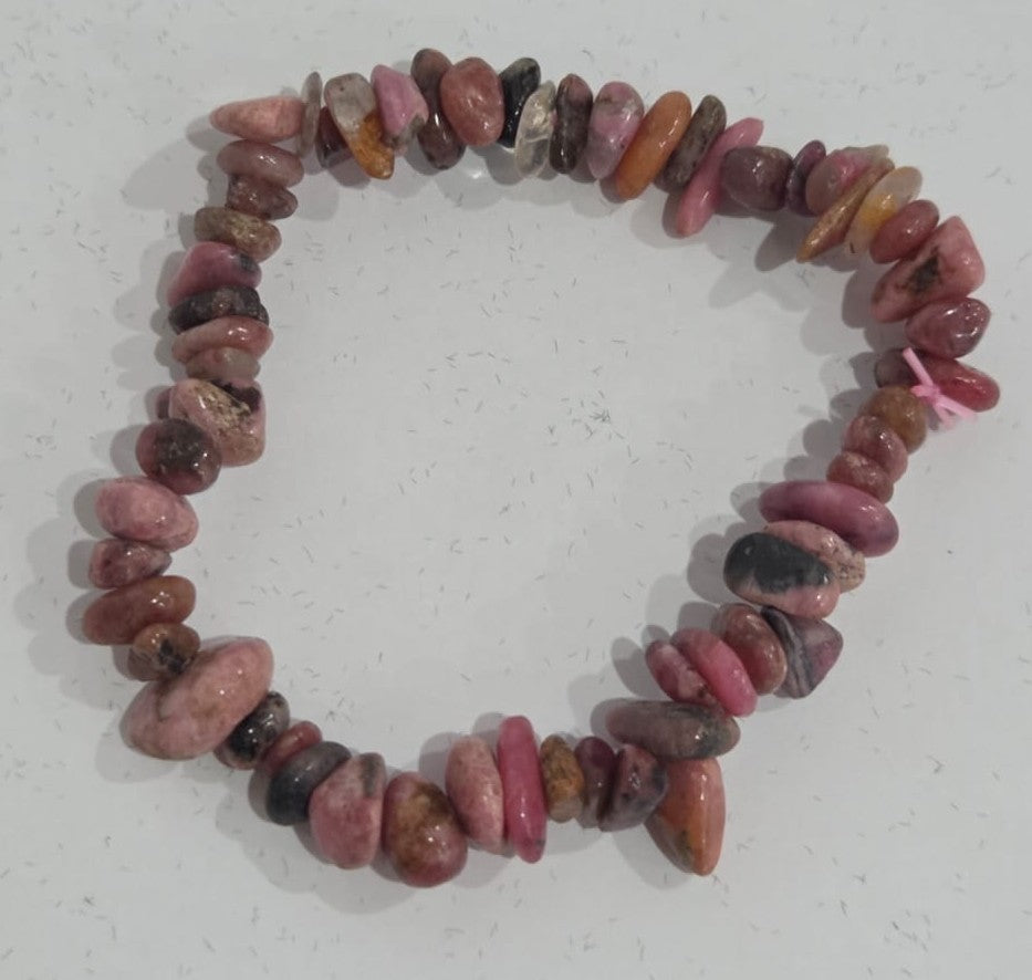 Natural Crystal Chip Bracelet