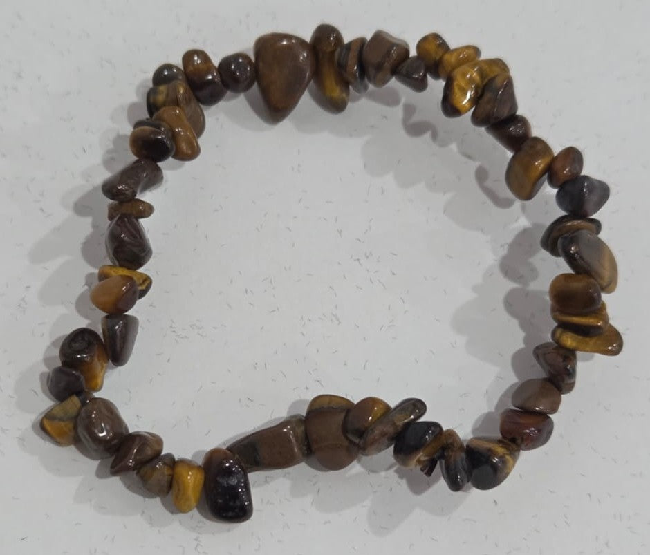 Natural Crystal Chip Bracelet