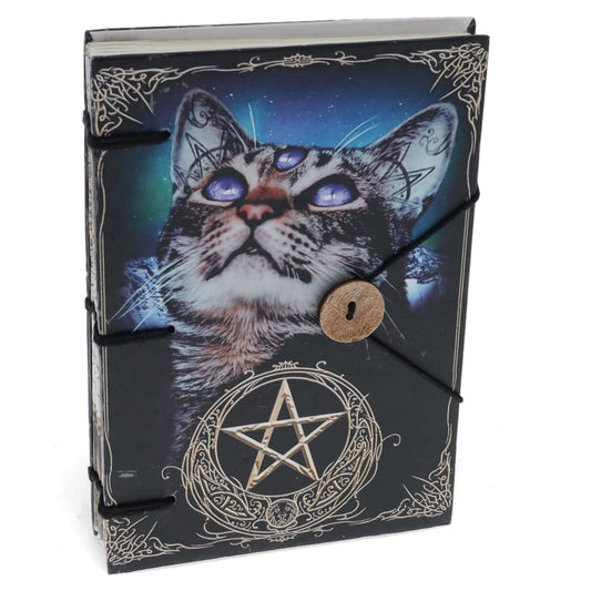 Pentacle Cat Paper Journal Cover