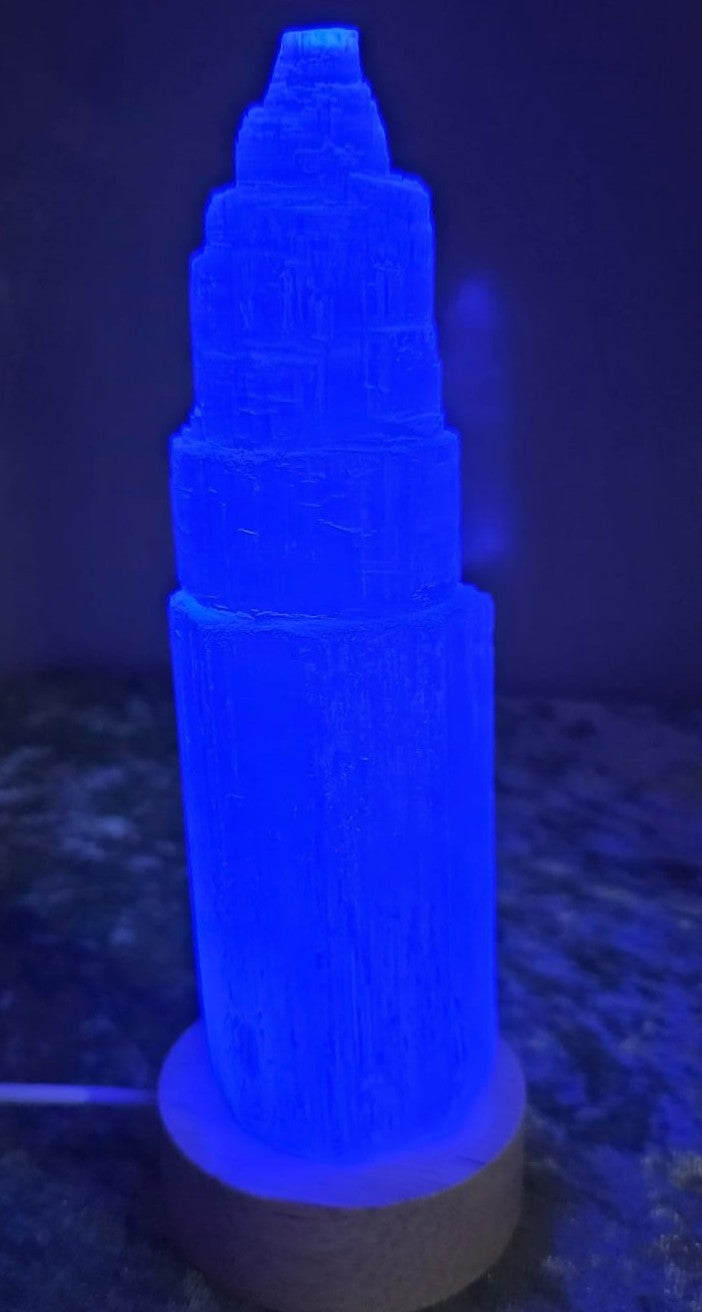 Selenite Crystal Lamp