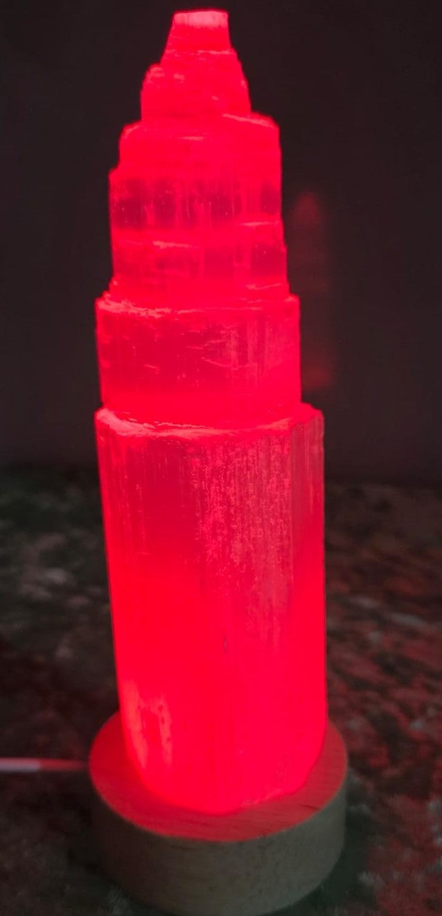 Selenite Crystal Lamp