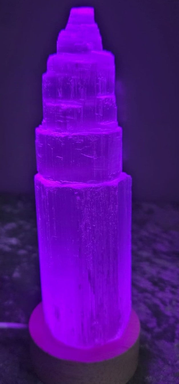 Selenite Crystal Lamp