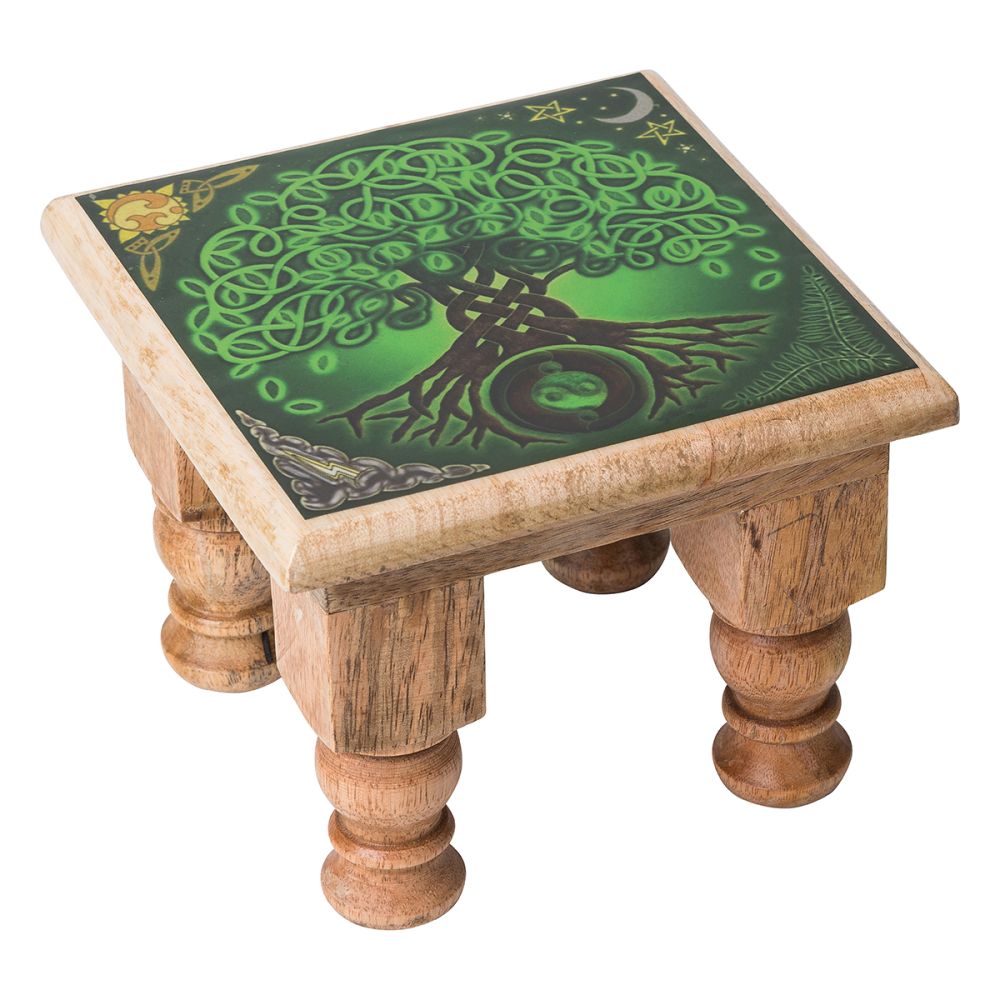 Tree of Life Print Altar Table